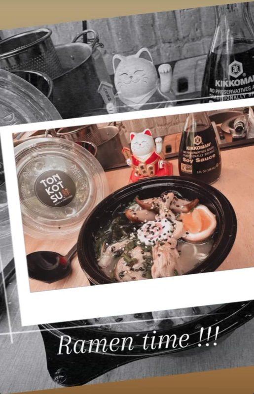 Carrito de ramen Tonkotsu en un evento en Quito